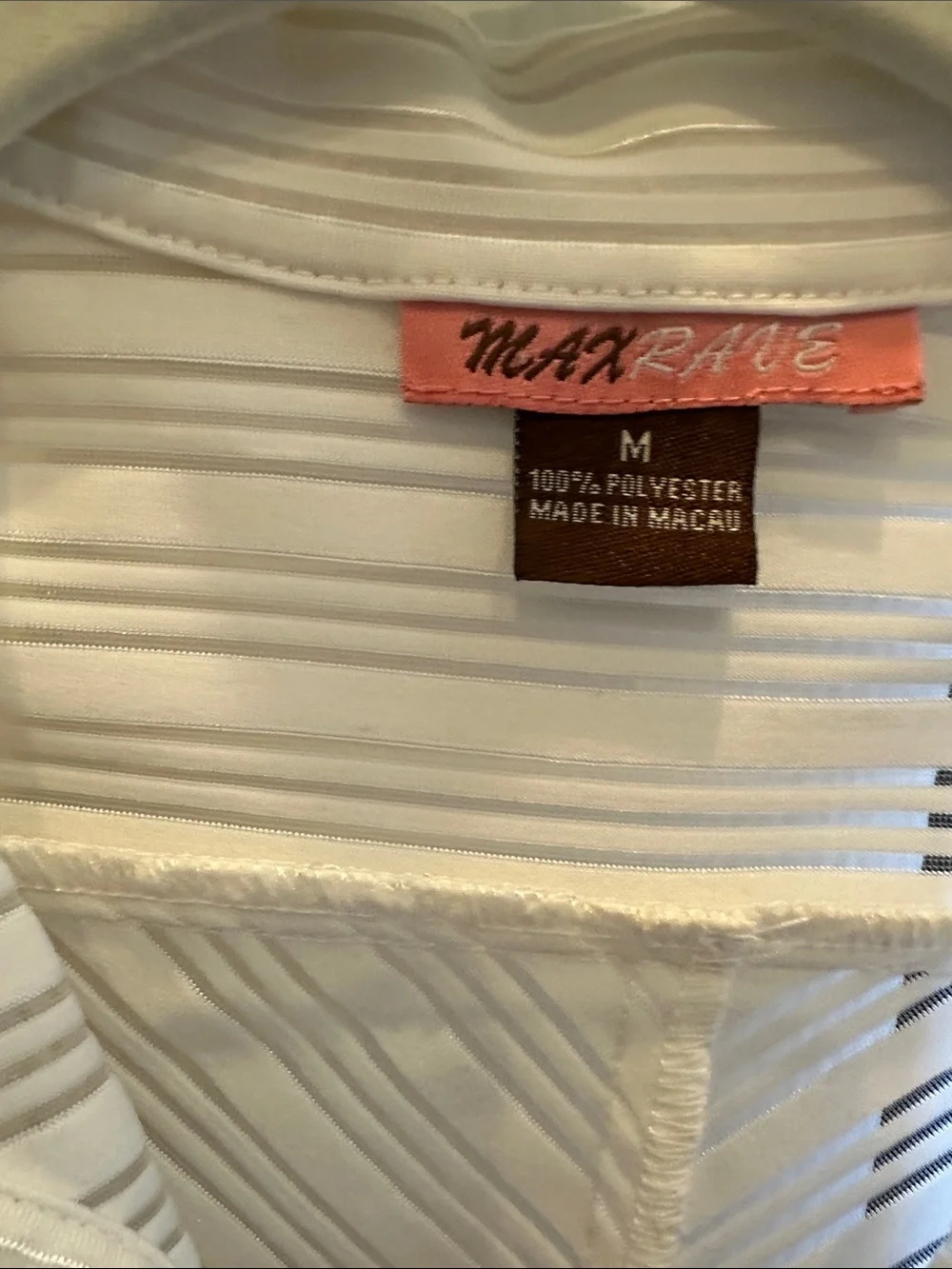 Y2K White Textured Vintage Button-Up Blouse